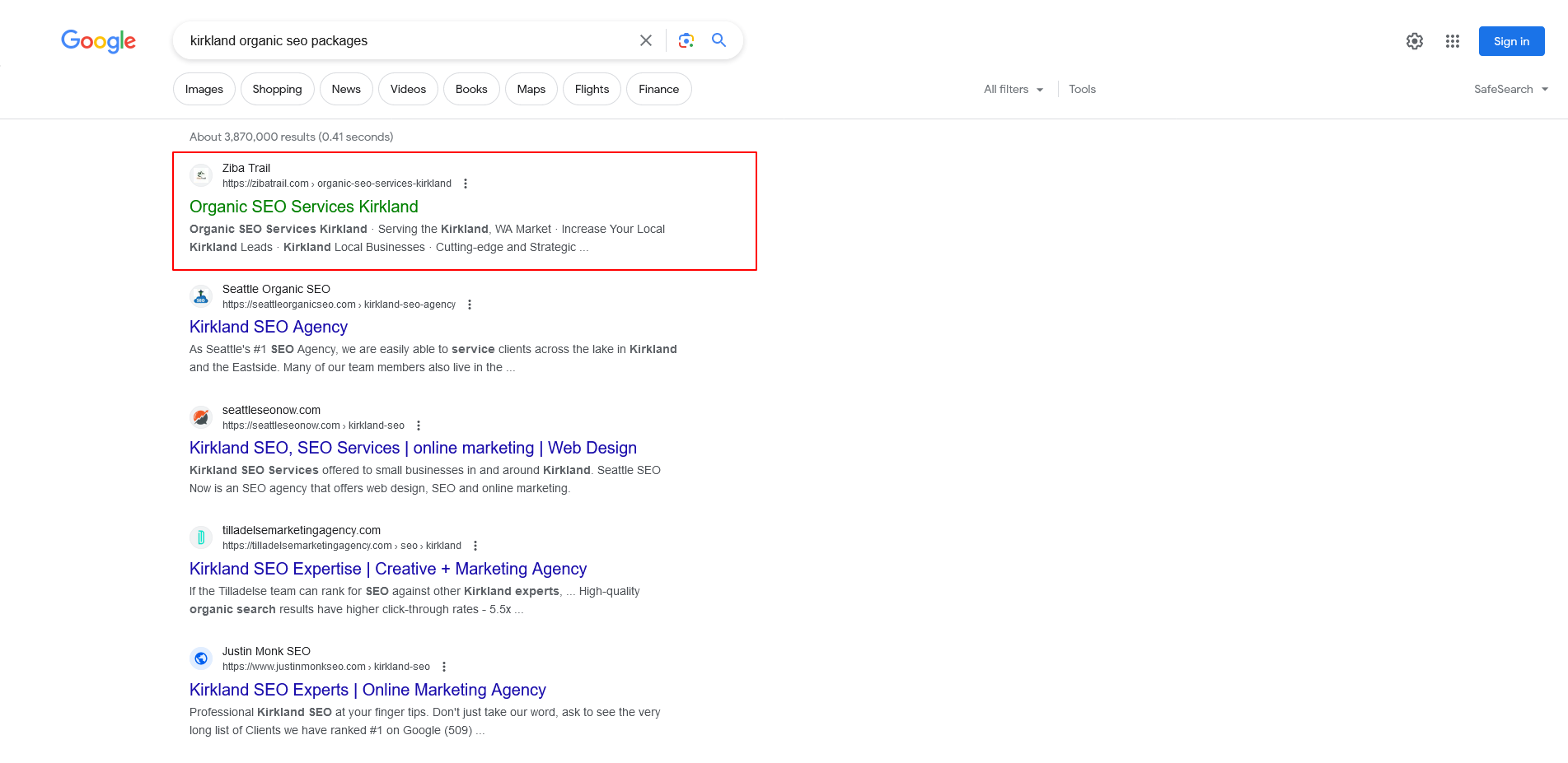 Local SEO Services keywords ranking on first page of google (1)